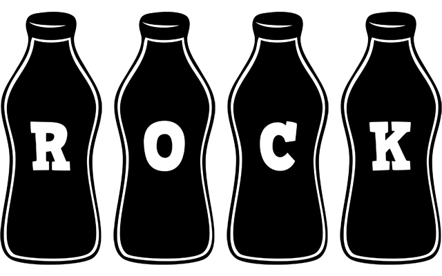 Rock bottle logo