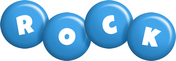 Rock candy-blue logo