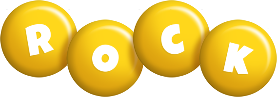 Rock candy-yellow logo