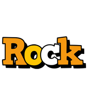 Rock cartoon logo