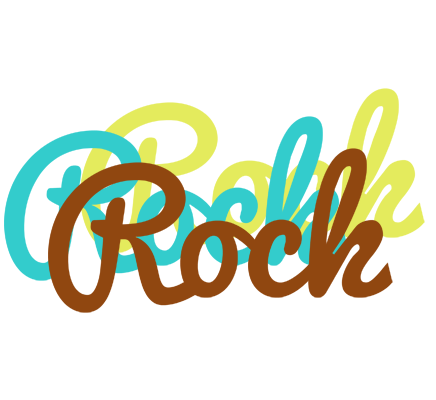 Rock cupcake logo