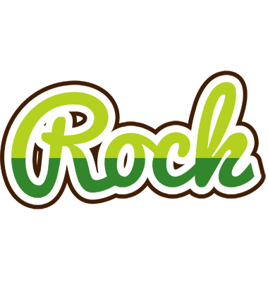 Rock golfing logo