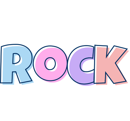 Rock pastel logo
