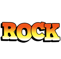 Rock sunset logo