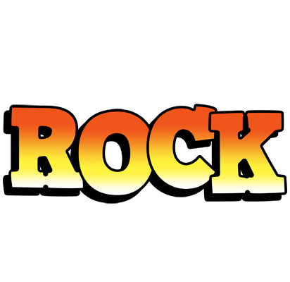 Rock sunset logo