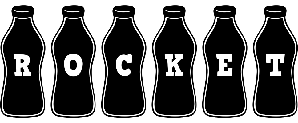 Rocket bottle logo
