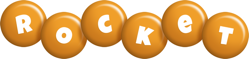 Rocket candy-orange logo