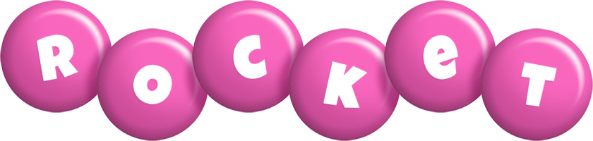 Rocket candy-pink logo