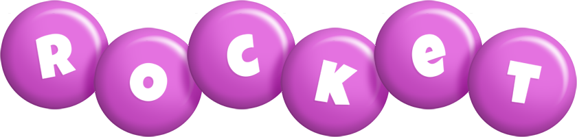 Rocket candy-purple logo
