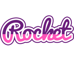 Rocket cheerful logo