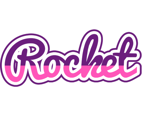 Rocket cheerful logo
