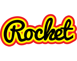 Rocket flaming logo