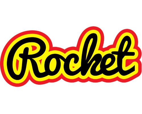 Rocket flaming logo