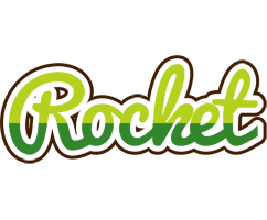 Rocket golfing logo