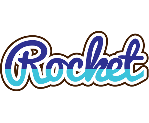 Rocket raining logo
