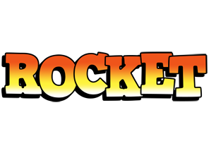 Rocket sunset logo