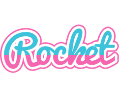 Rocket woman logo