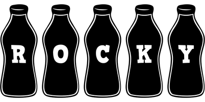 Rocky bottle logo