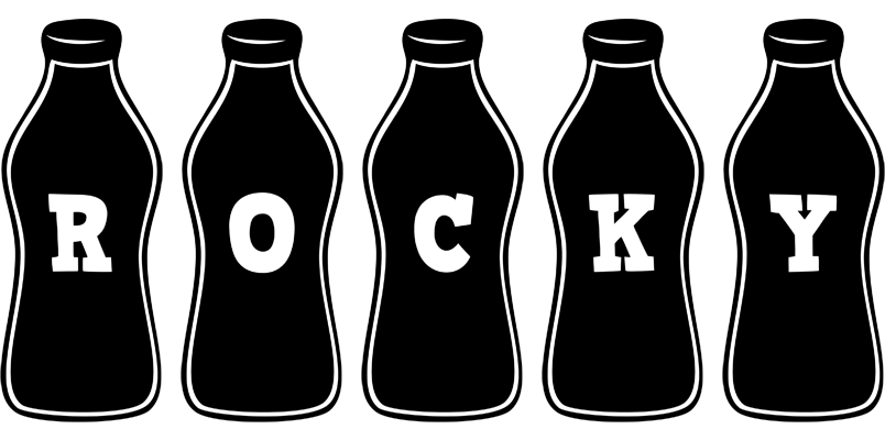 Rocky bottle logo