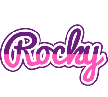 Rocky cheerful logo