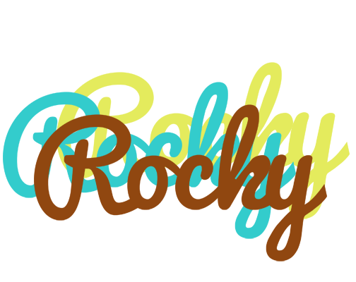 Rocky cupcake logo