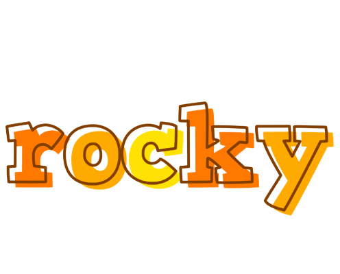 Rocky desert logo