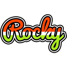 Rocky exotic logo