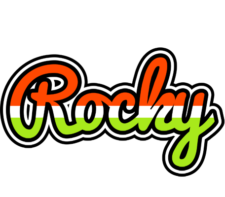 Rocky exotic logo