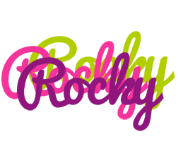 Rocky flowers logo