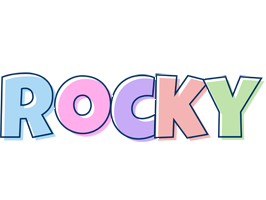 Rocky pastel logo
