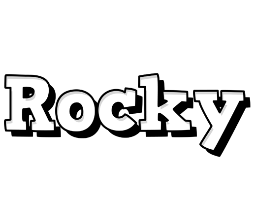 Rocky snowing logo