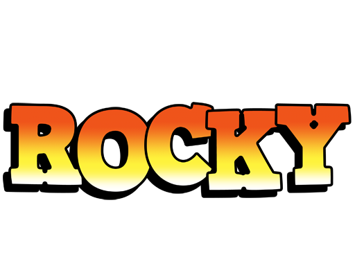 Rocky sunset logo