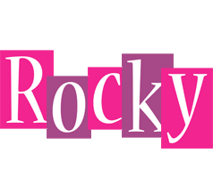 Rocky whine logo