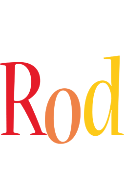 Rod birthday logo