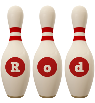 Rod bowling-pin logo