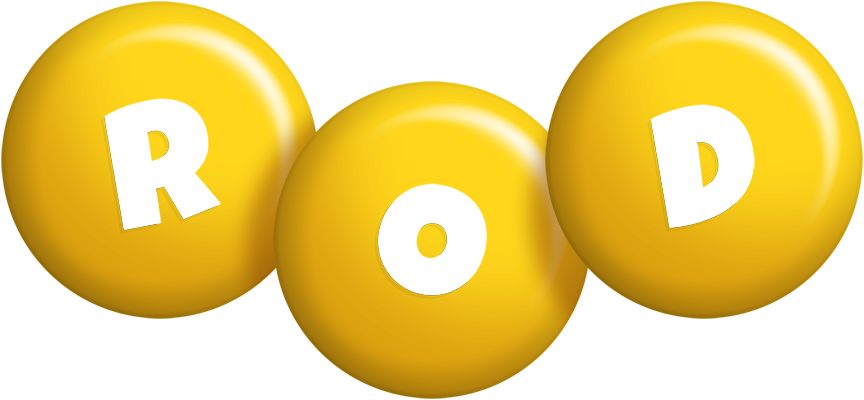 Rod candy-yellow logo