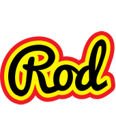 Rod flaming logo