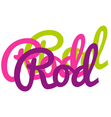 Rod flowers logo
