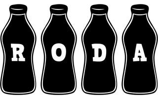 Roda bottle logo