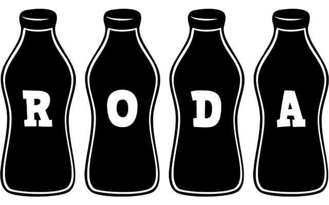 Roda bottle logo