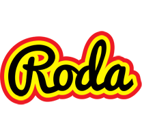 Roda flaming logo