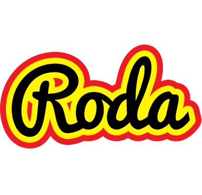 Roda flaming logo