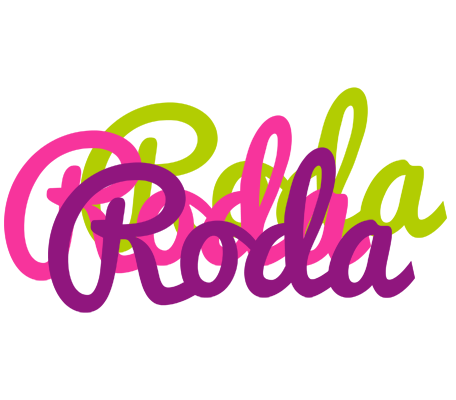 Roda flowers logo