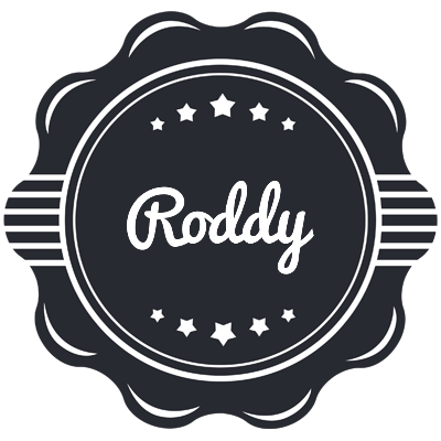 Roddy badge logo