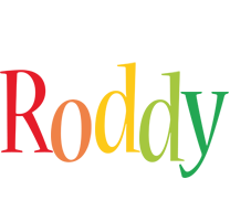 Roddy birthday logo