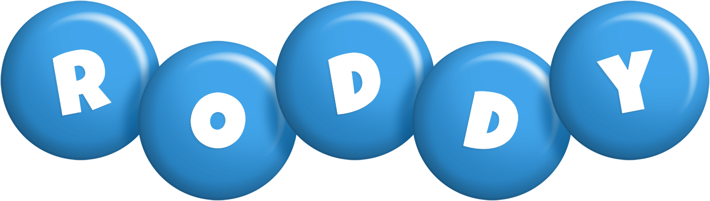 Roddy candy-blue logo