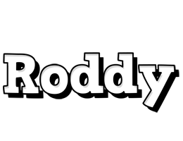 Roddy snowing logo