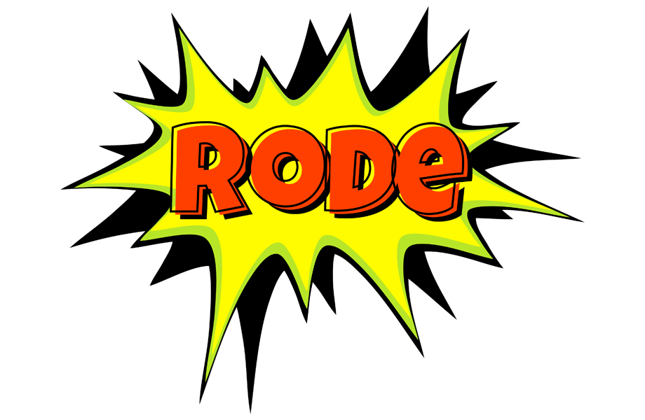 Rode bigfoot logo