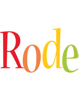 Rode birthday logo