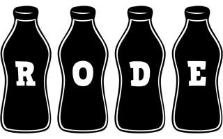 Rode bottle logo